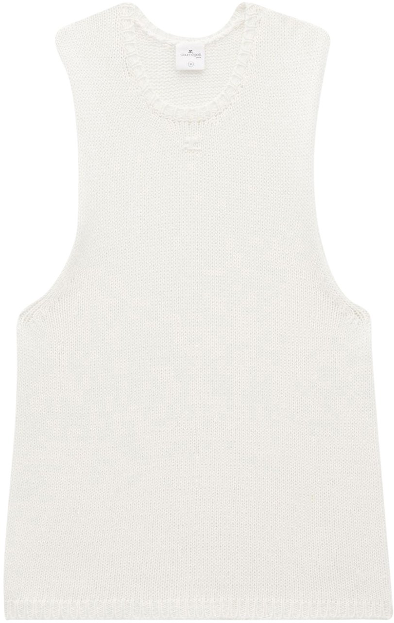 COURREGES Sweaters Heritage White Wit