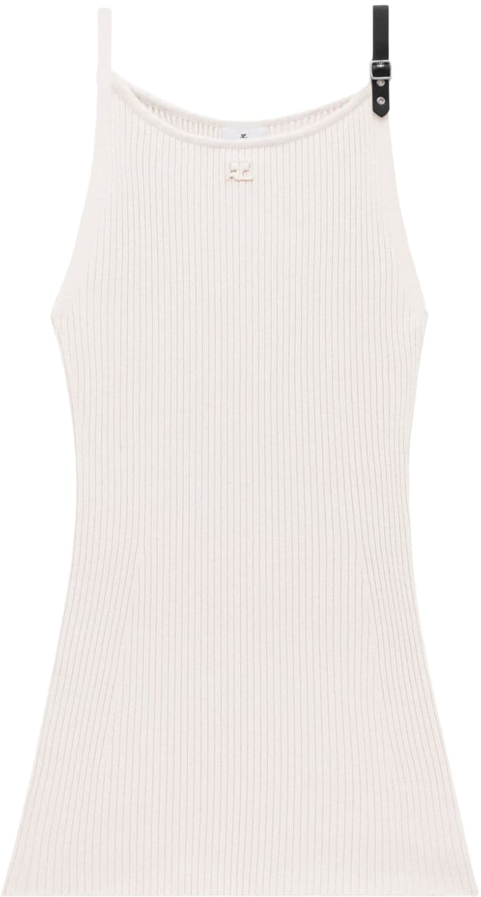 COURREGES Dresses Lime Stone Grijs