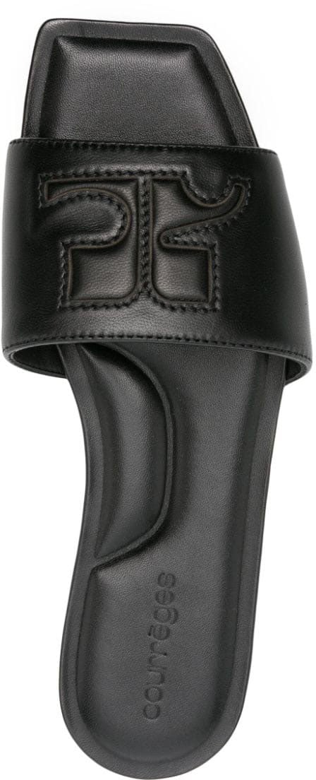 COURREGES Sandals Black Zwart