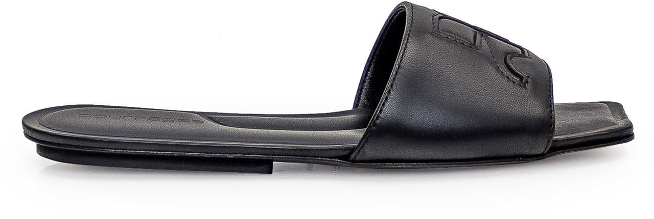 COURREGES Sandalo in Pelle Zwart