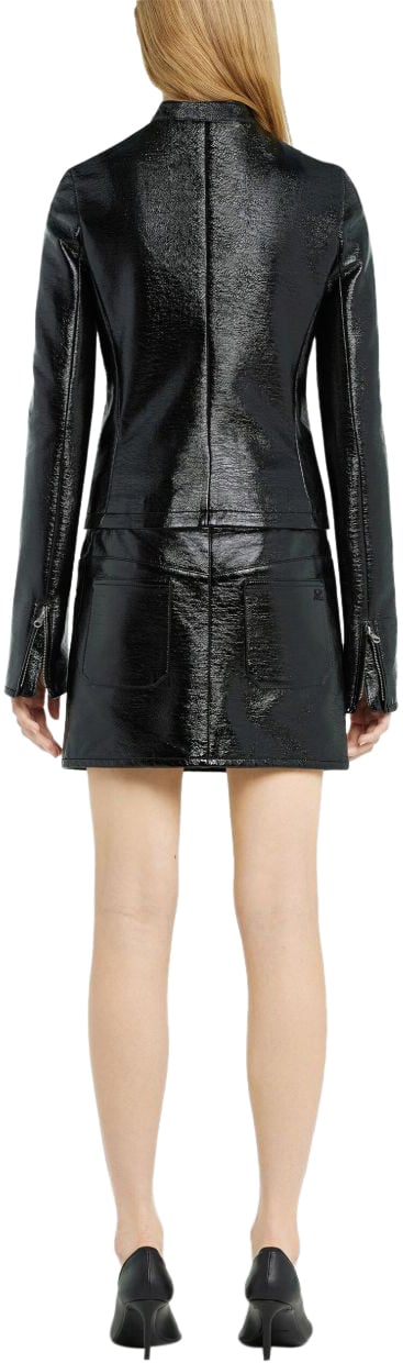 COURREGES Coats Black Zwart