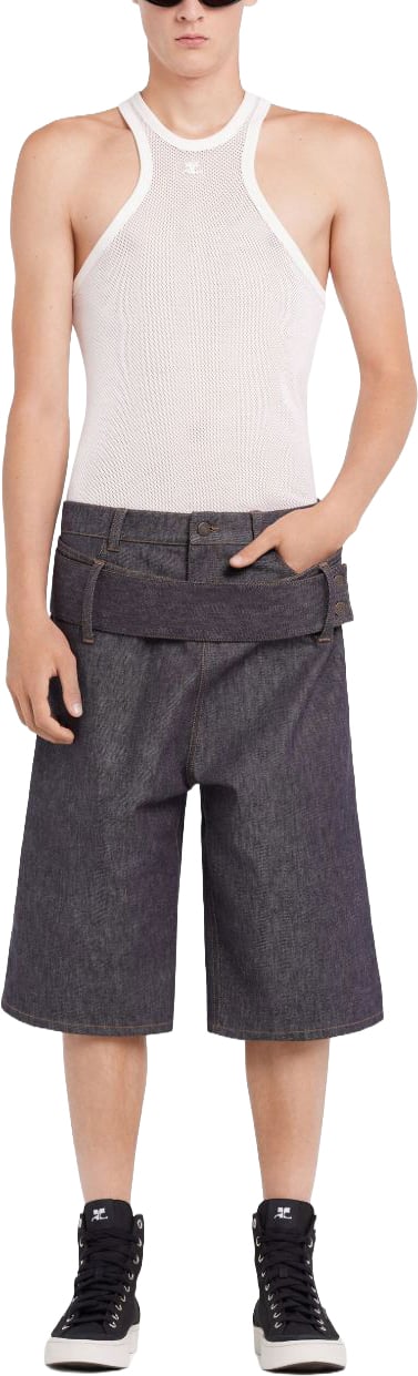 COURREGES Shorts Dark Grey Donkergrijs