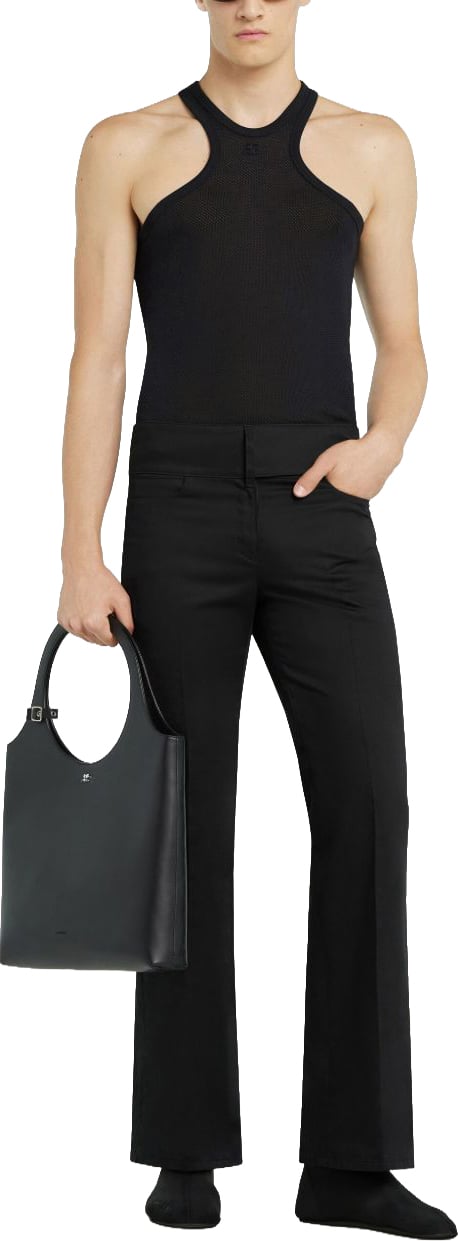 COURREGES T-Shirts And Polos Black Zwart