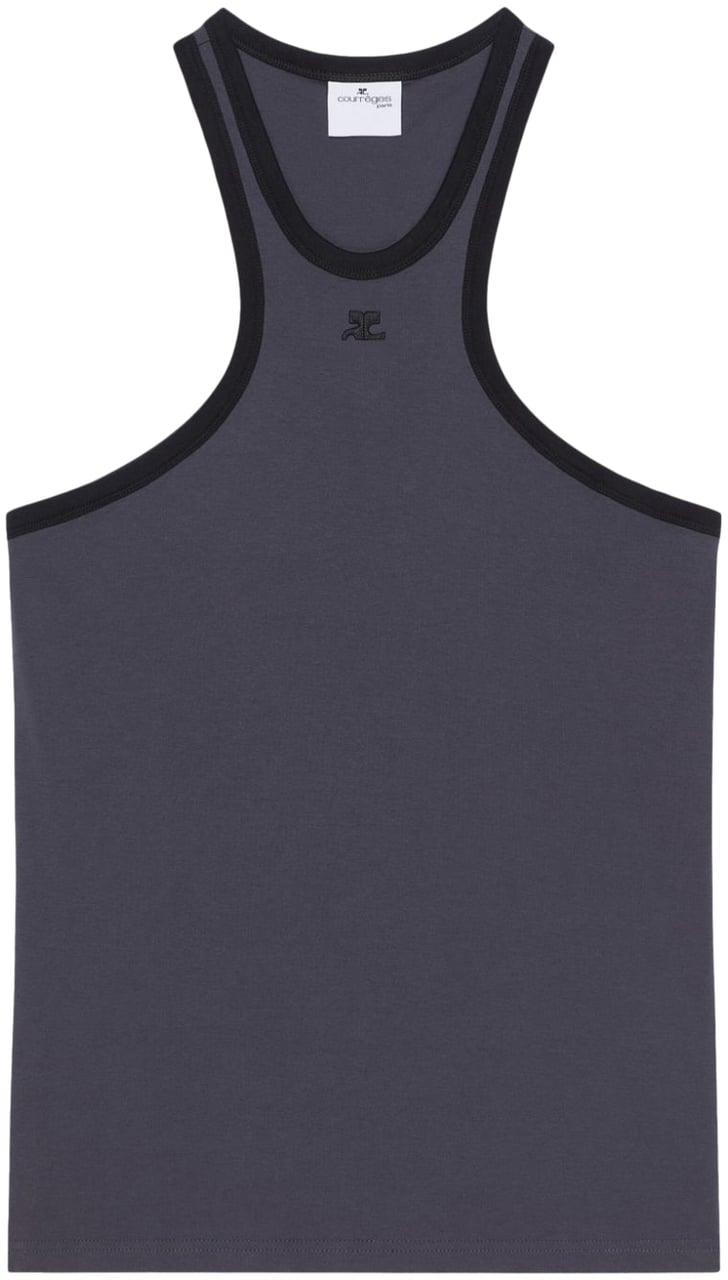 COURREGES T-Shirts And Polos Denim Black Blauw