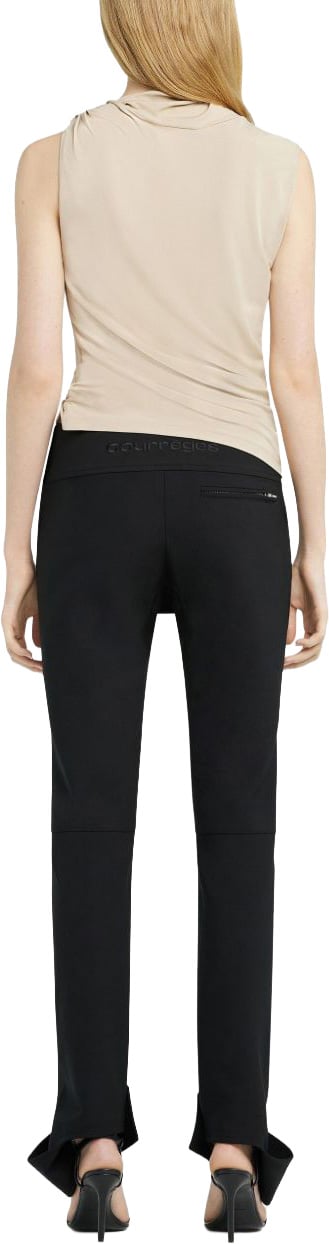 COURREGES Asymmetric Sleeveless Top Grijs