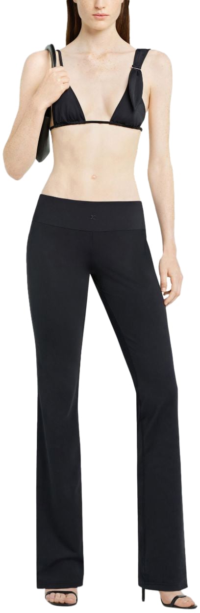 COURREGES Trousers Black Zwart