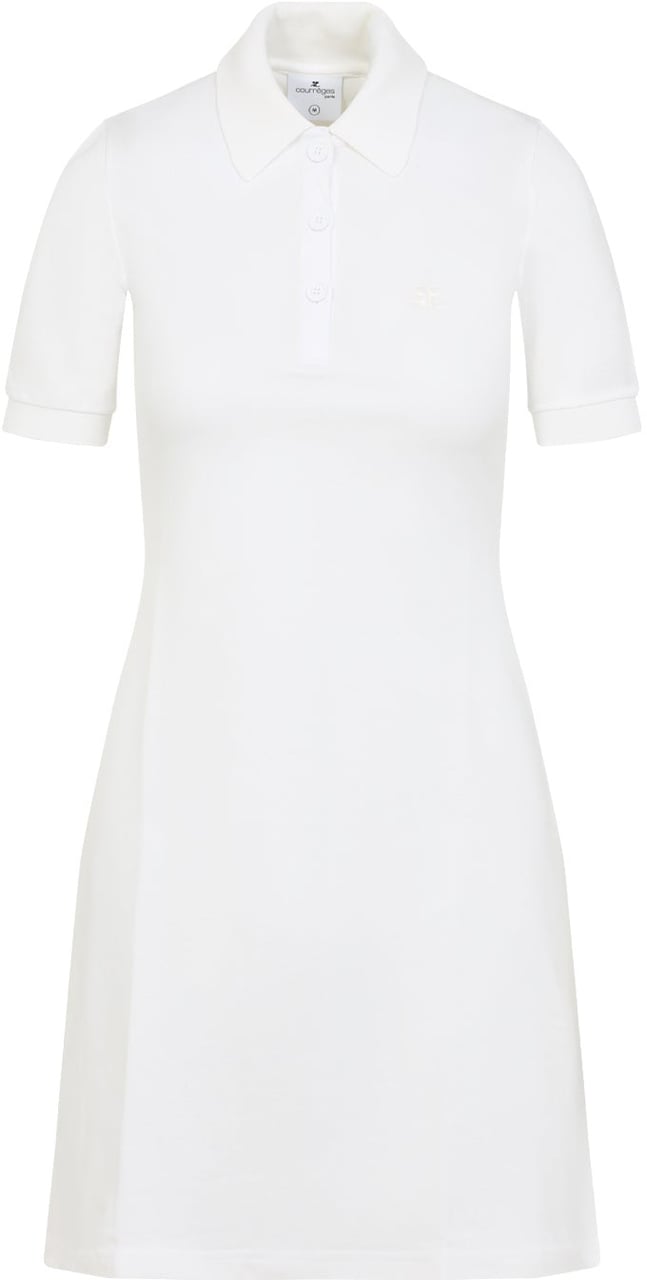 Courreges Piqué Polo Dress Divers