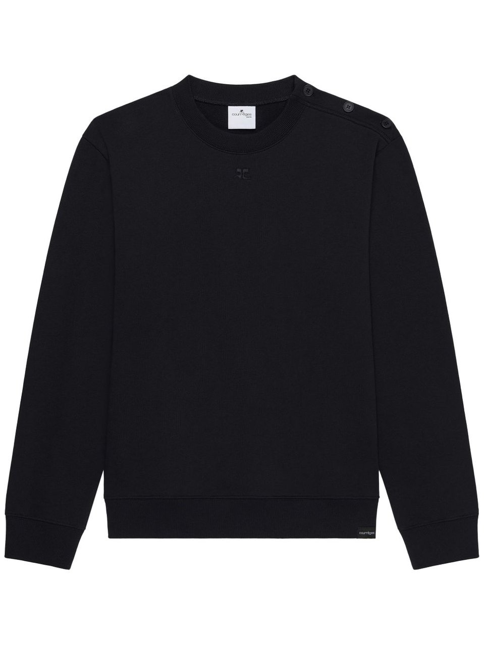 COURREGES Sweaters Black Zwart