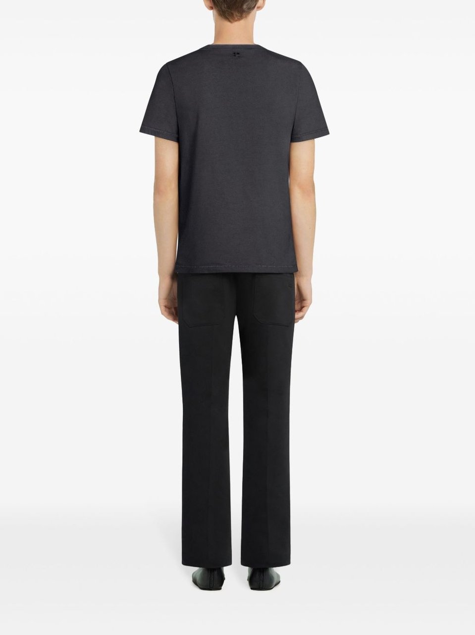 COURREGES T-Shirts And Polos Stonewashed Grey Donkergrijs