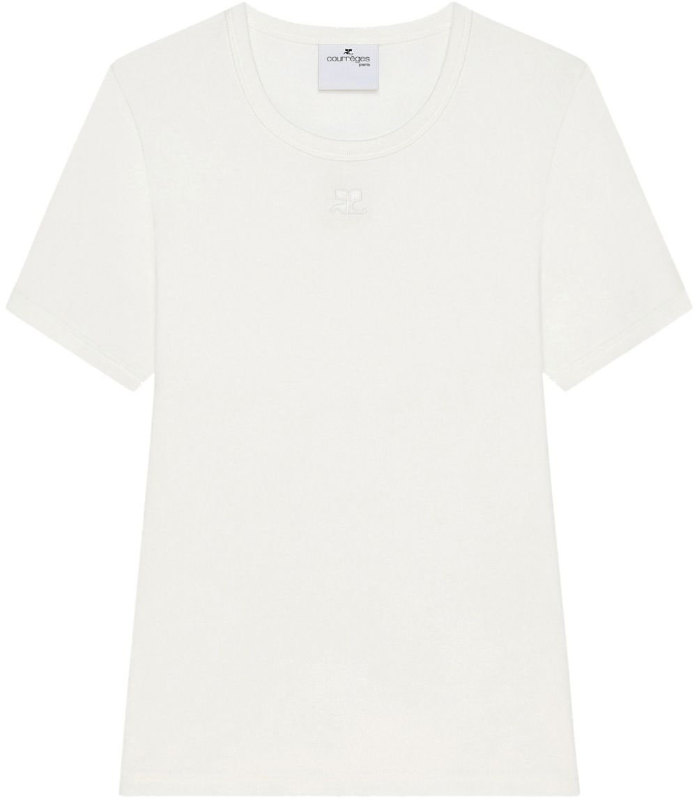COURREGES Top Heritage White Wit