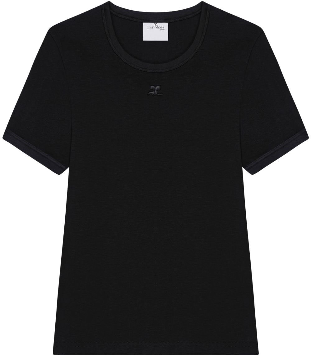 COURREGES Top Black Zwart