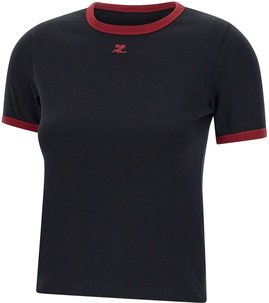 COURREGES T-Shirts And Polos Black Zwart