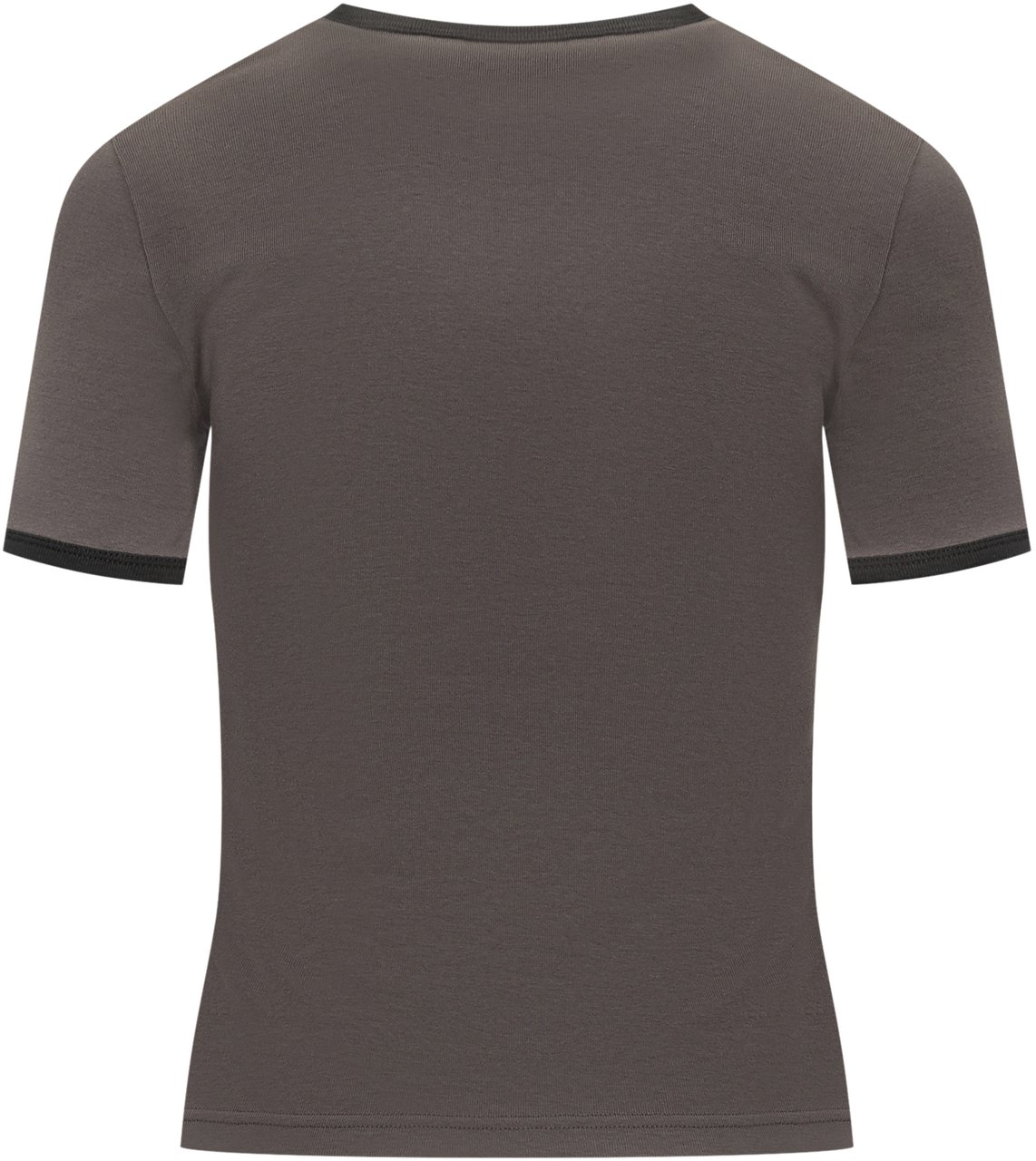 COURREGES Courrèges T-Shirt Slim Fit con Logo Ricamato Grijs