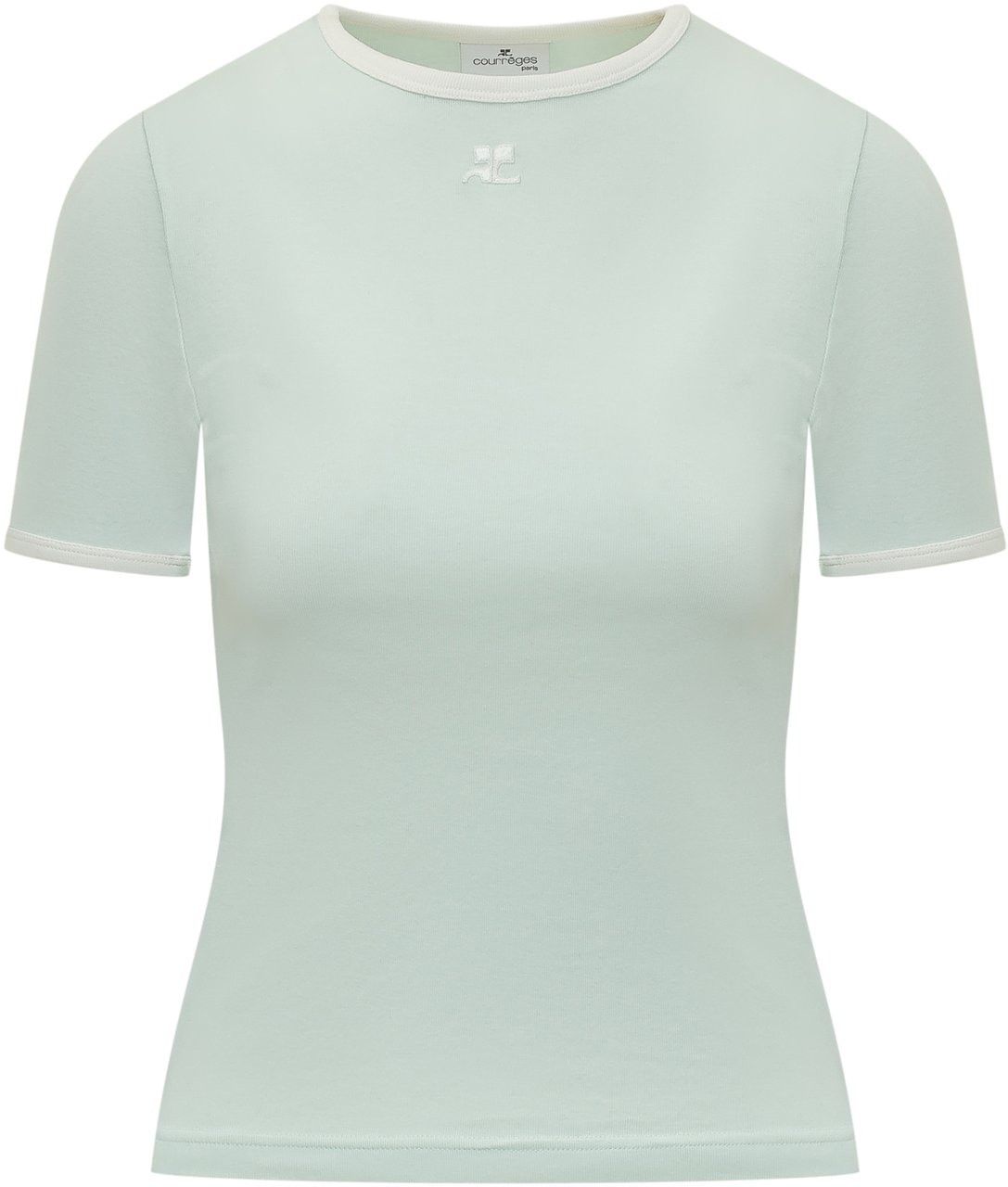 COURREGES Signature T-Shirt Lime