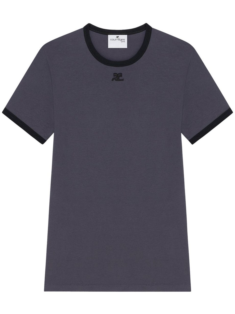 COURREGES T-Shirts And Polos Denim Black Blauw