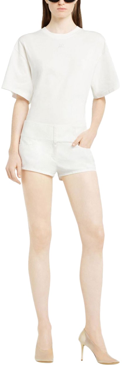 COURREGES Top Heritage White Wit