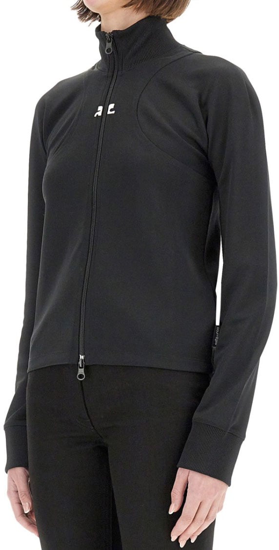 COURREGES Interlock Scuba Jacket Zwart