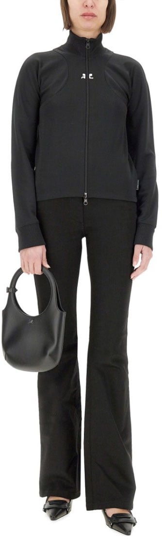 COURREGES Interlock Scuba Jacket Zwart