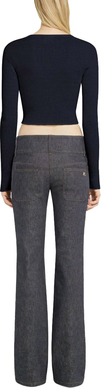 COURREGES Sweaters Blue Blauw