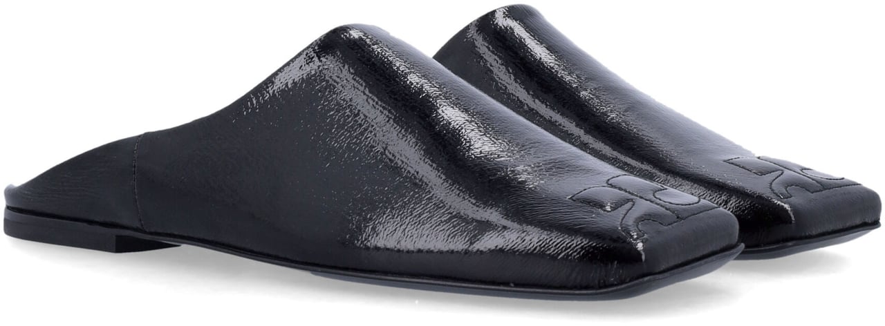 COURREGES Heritage Shadow Mule Nero Zwart