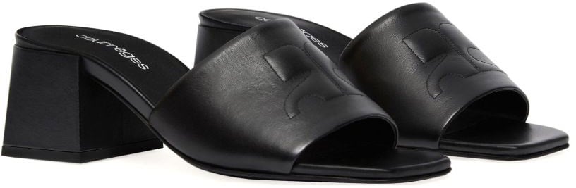 COURREGES Sandals Black Zwart