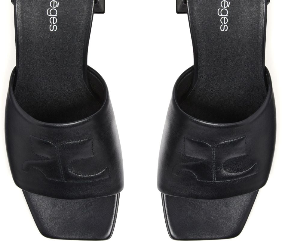 COURREGES Sandals Black Zwart