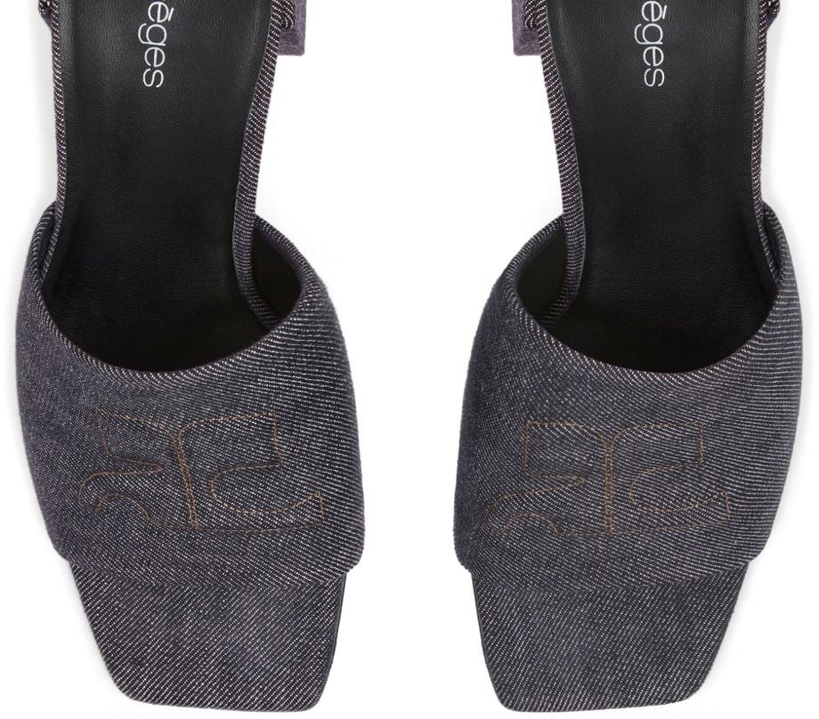 COURREGES Sandals Dark Grey Grijs