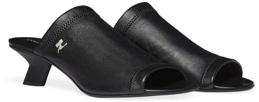 COURREGES Sandals Black Zwart