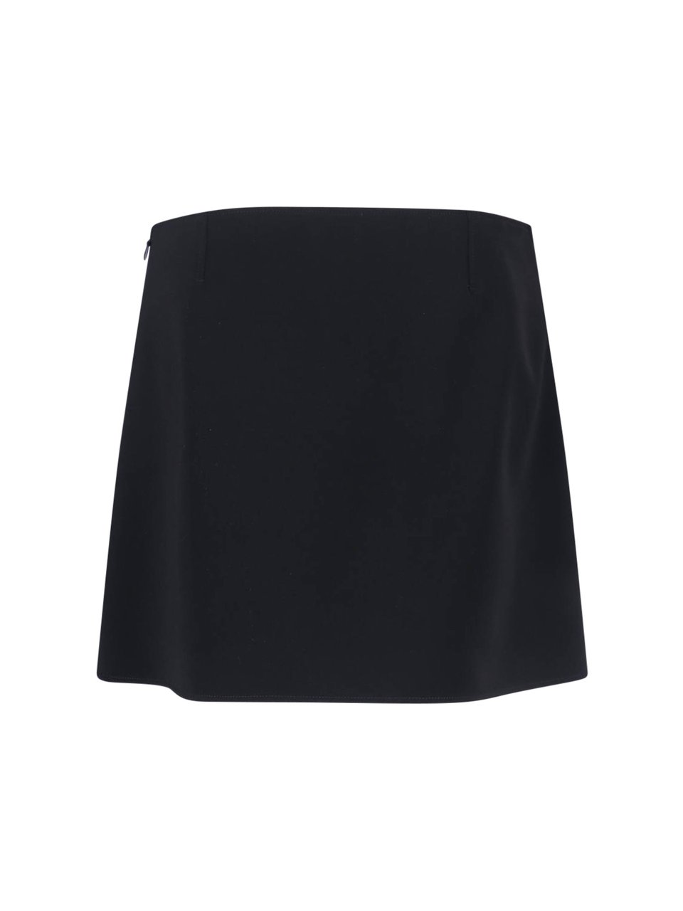 COURREGES Logo Mini Skirt – Black Zwart