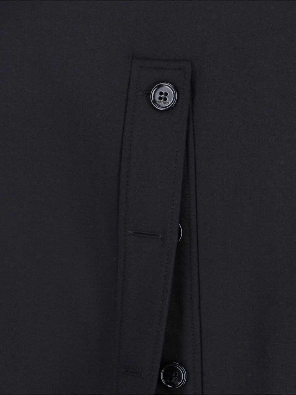 COURREGES Logo Midi Skirt – Black Zwart