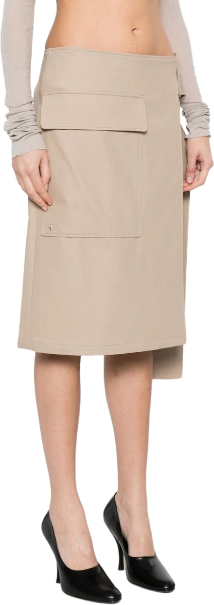 COURREGES Skirts Beige Beige