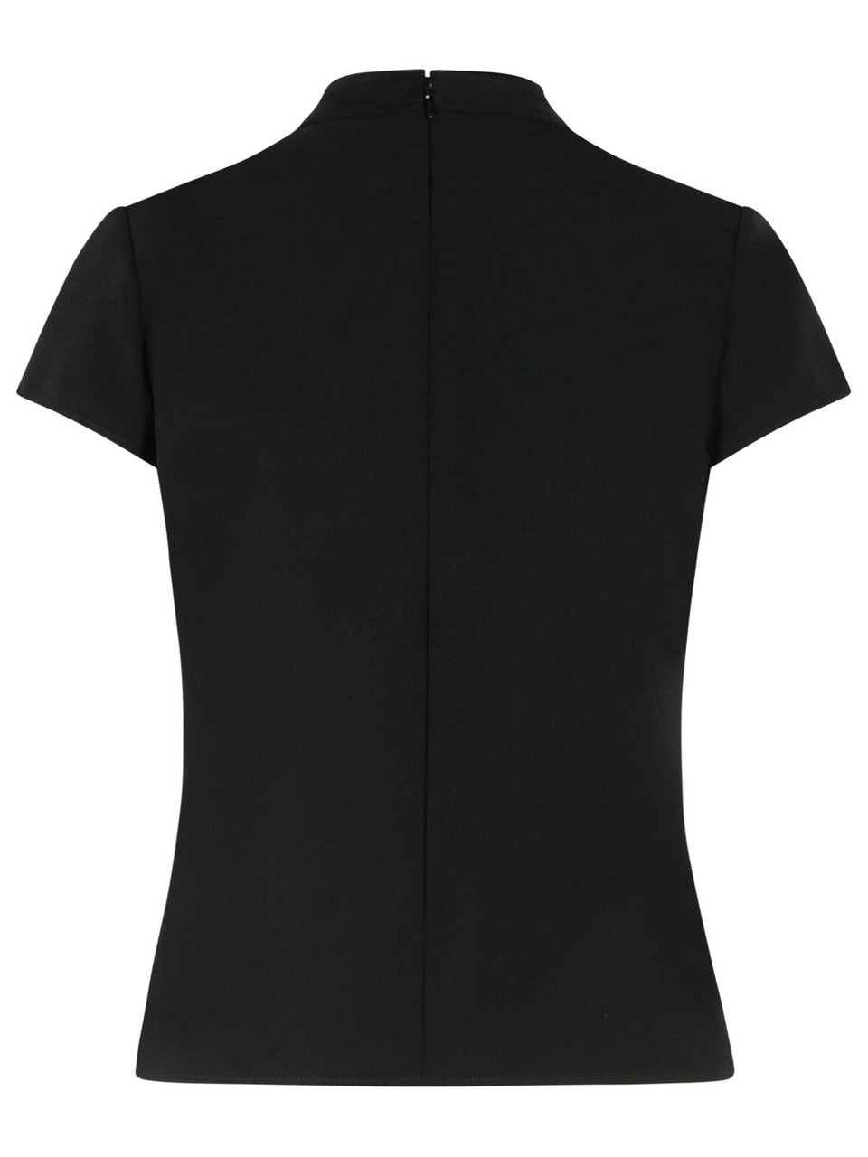 COURREGES 'Heritage' Black Polyester Blend T-Shirt Zwart