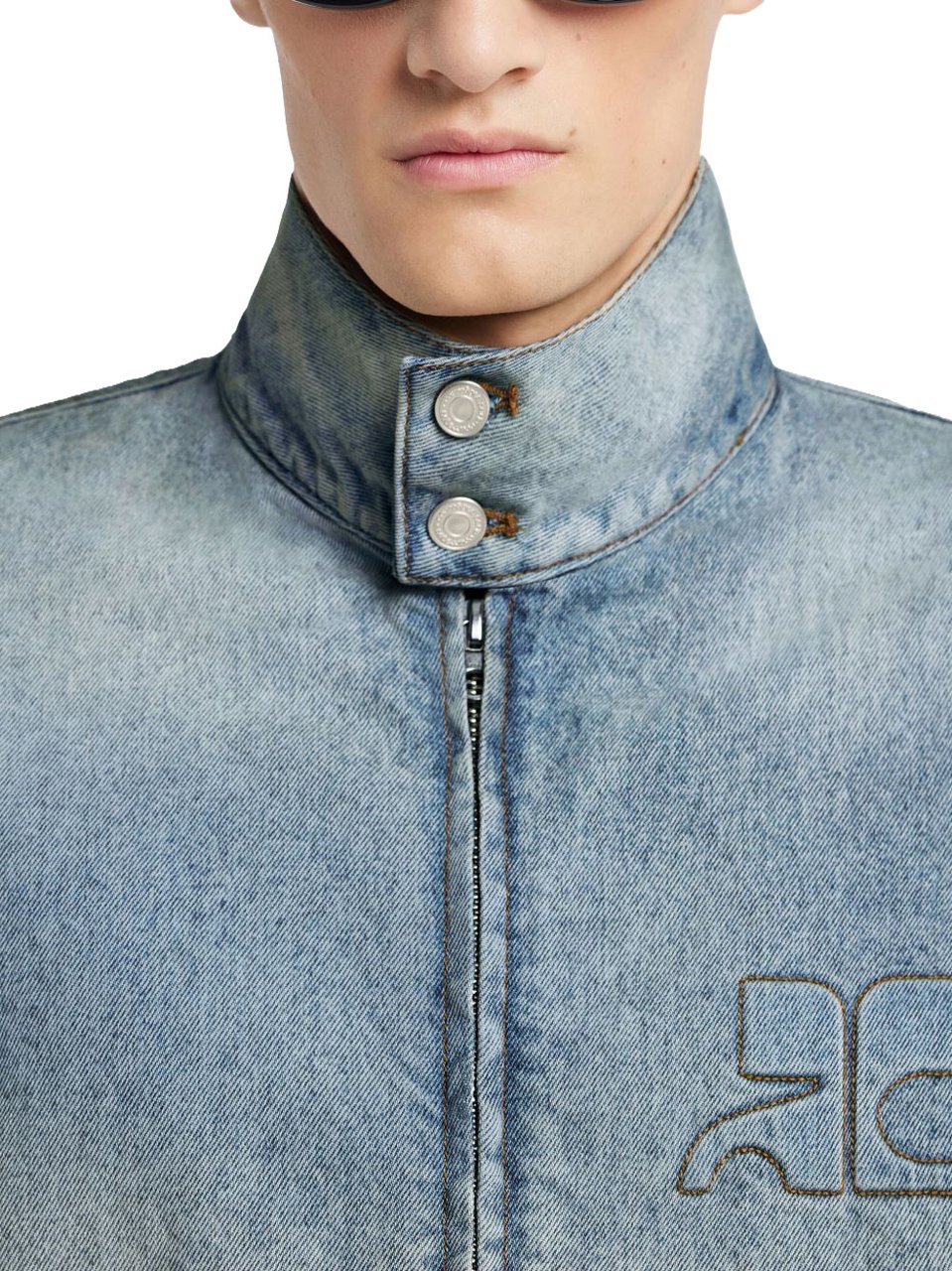 COURREGES Jackets Denim Lichtblauw