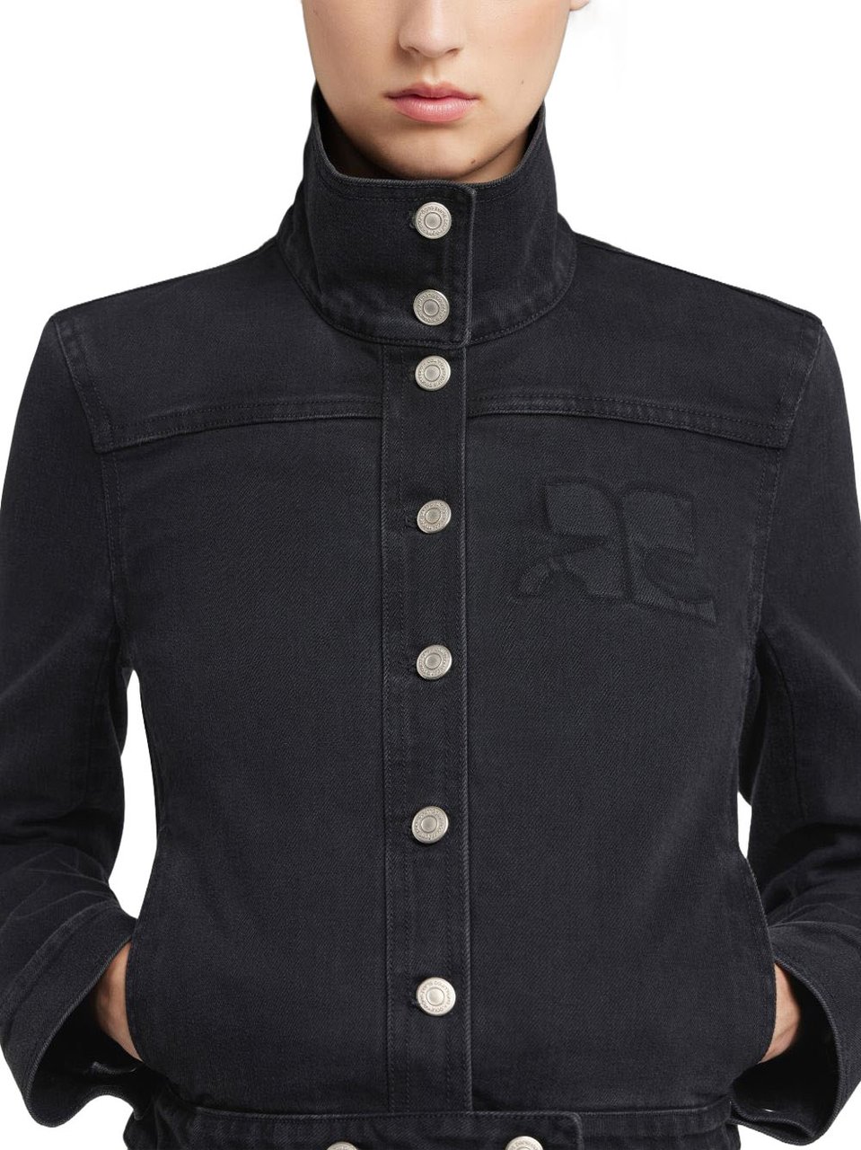 COURREGES Jackets Black Zwart