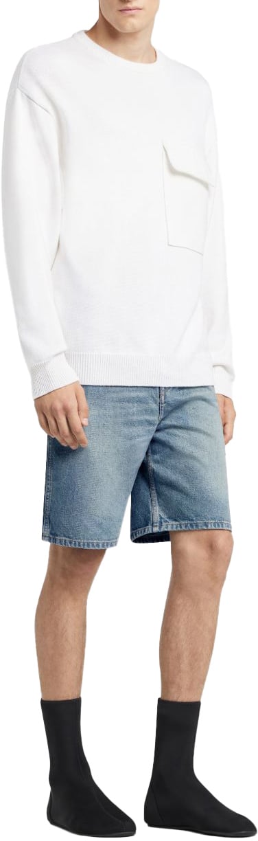 COURREGES Shorts Denim Blauw