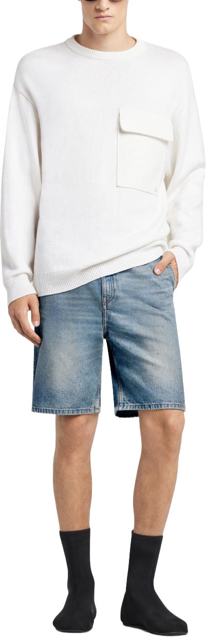 COURREGES Shorts Denim Blauw