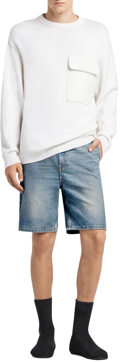 COURREGES Shorts Denim Blauw