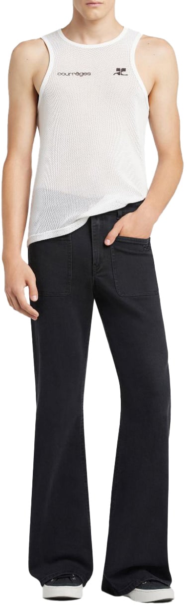 COURREGES T-Shirts And Polos Heritage White Wit