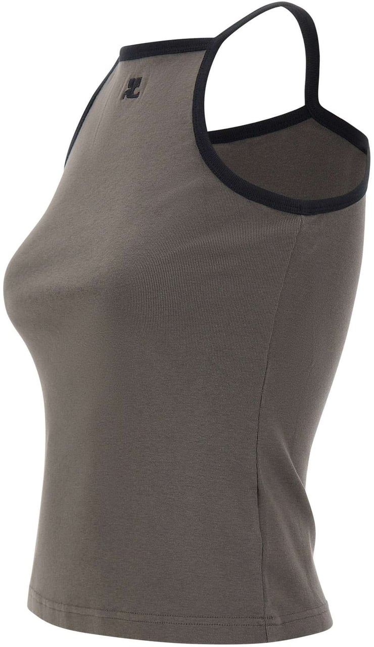 COURREGES Top Grey Taupe