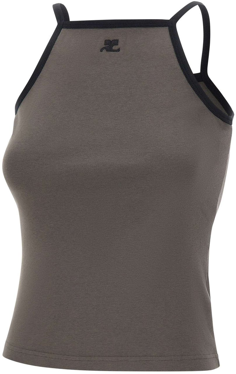 COURREGES Top Grey Taupe