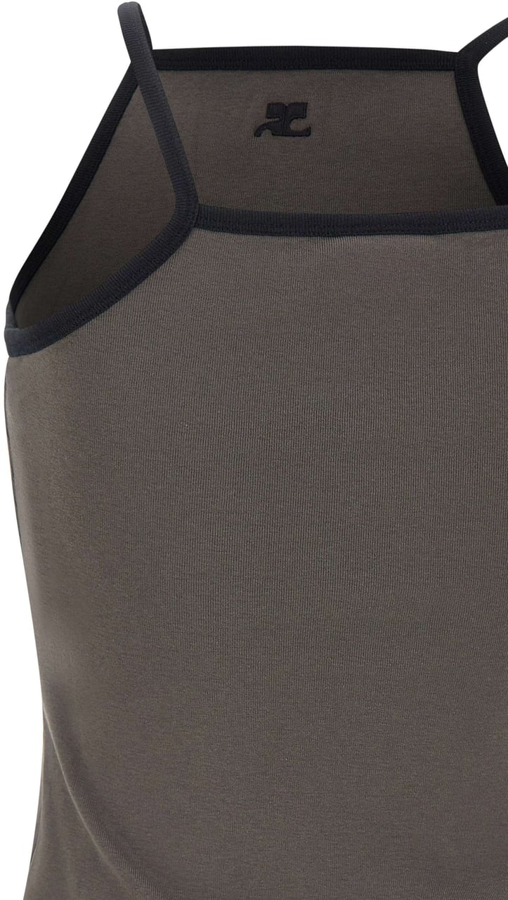 COURREGES Top Grey Taupe