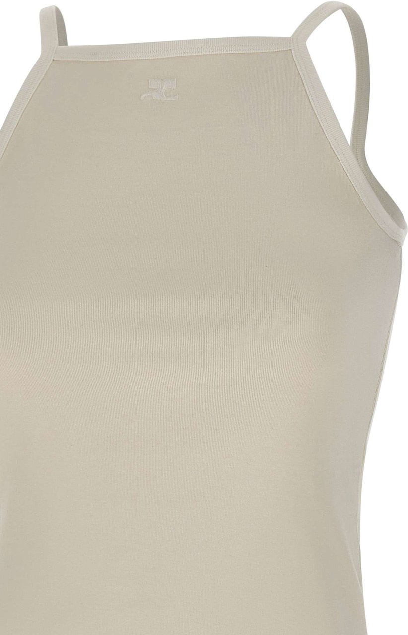 COURREGES Top White Wit