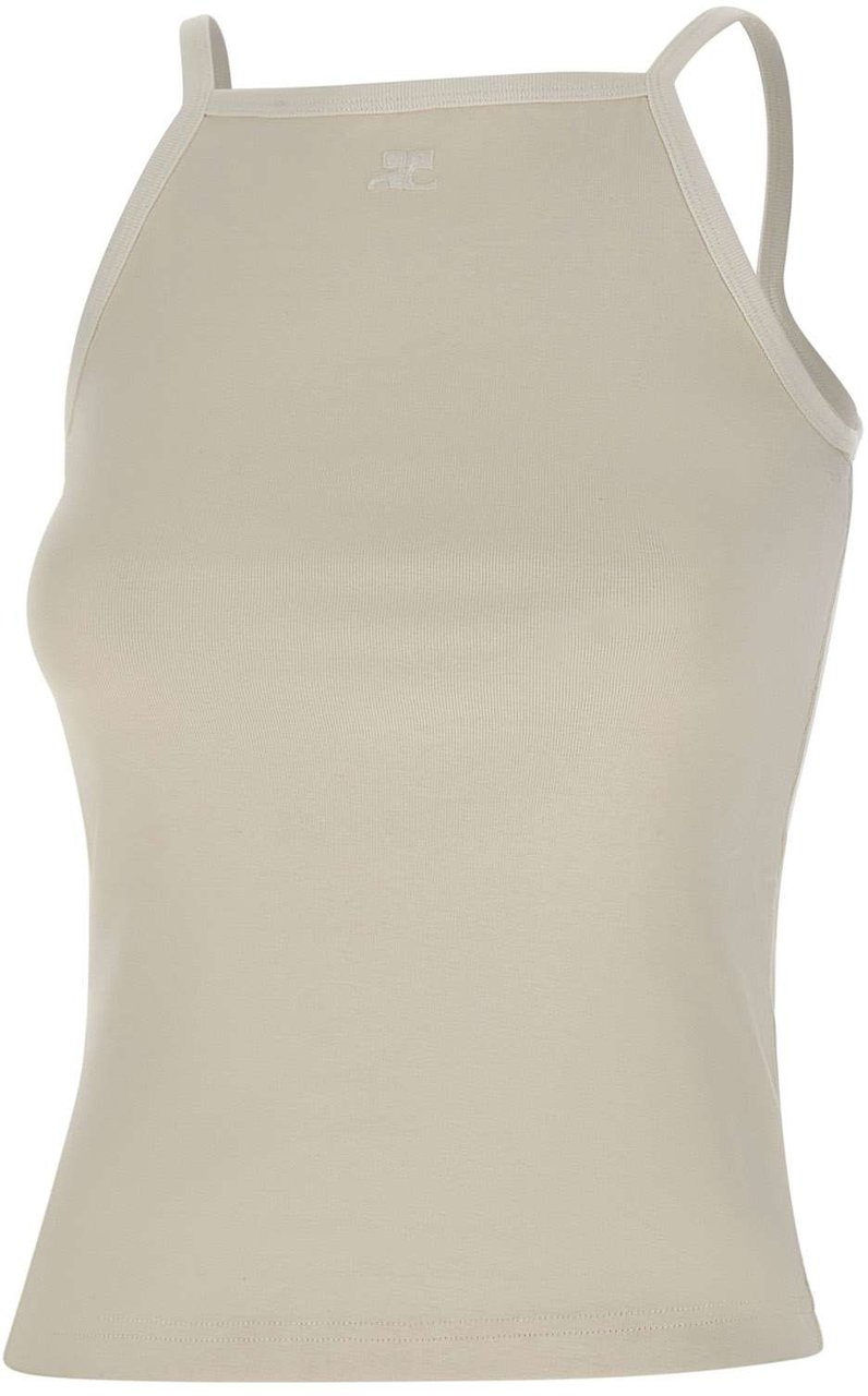 COURREGES Top White Wit
