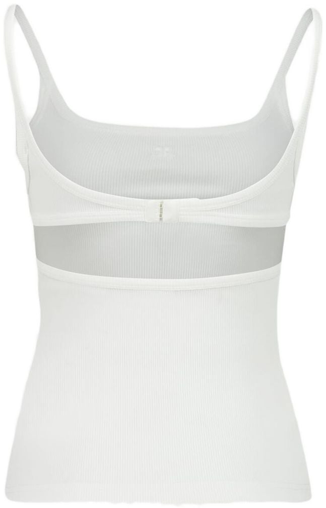 COURREGES Top White Wit