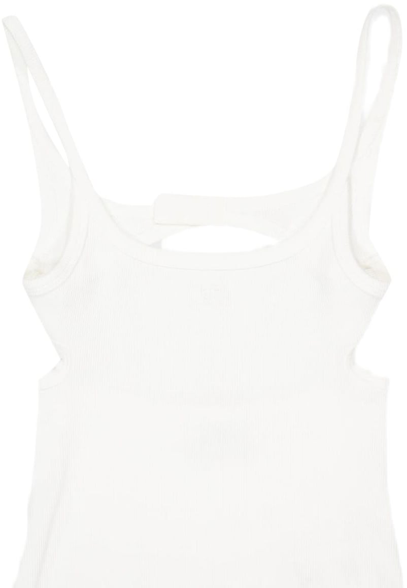 COURREGES Top White Wit