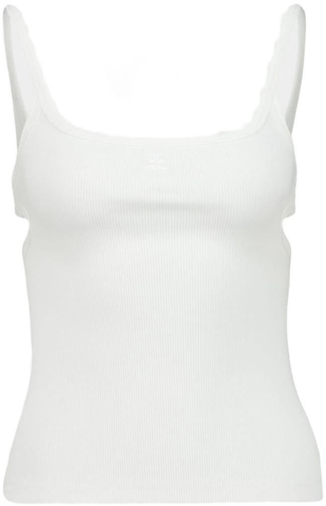 COURREGES Top White Wit