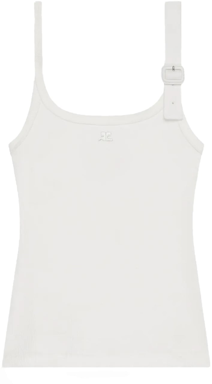 COURREGES Top Bianco Wit