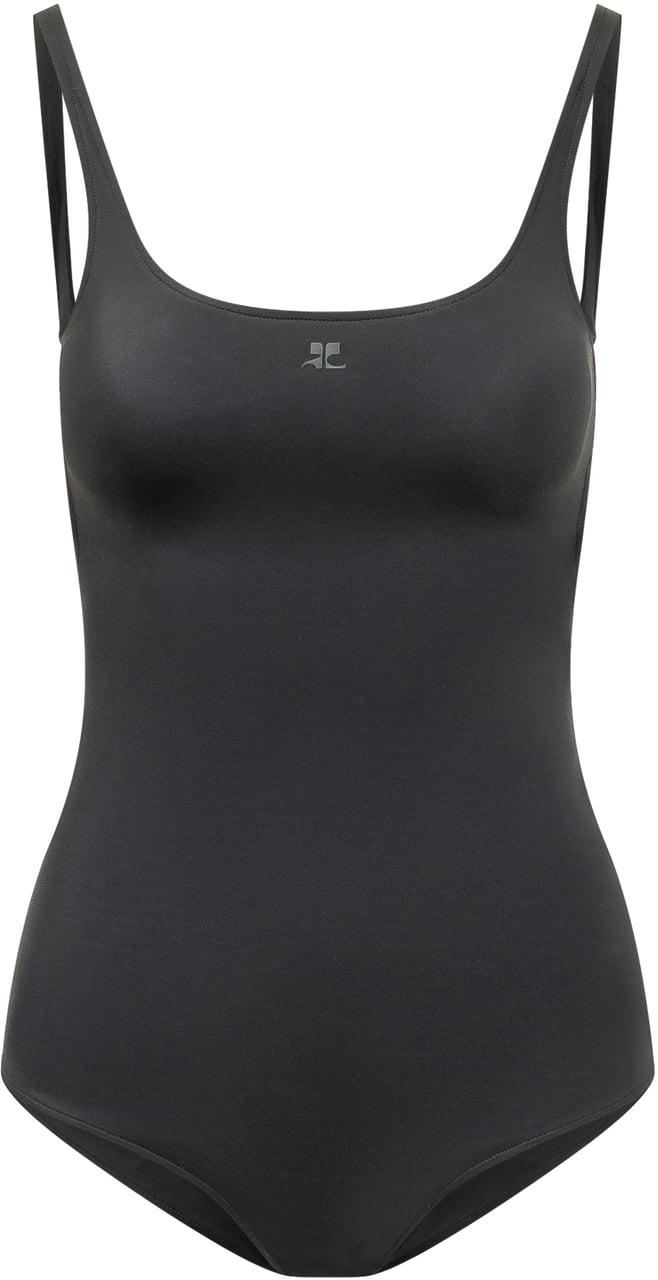 COURREGES Costume Intero Cut-Out Zwart