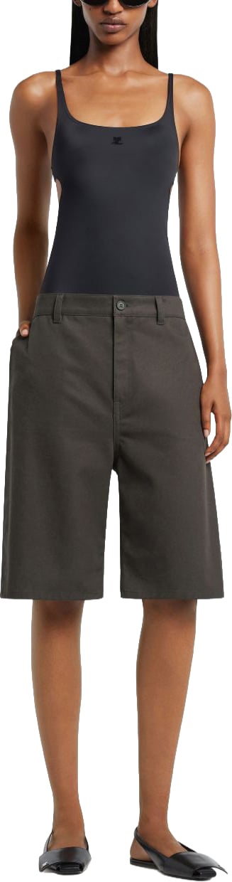 COURREGES Top Black Zwart