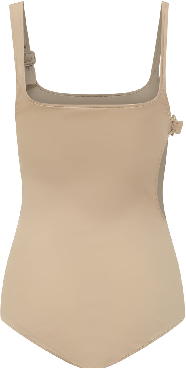 COURREGES Costume Intero Cut-Out Beige